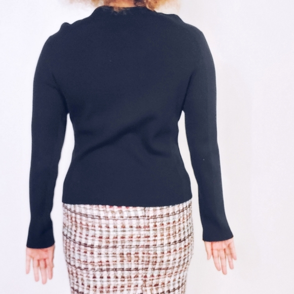 Zip Up Silk Blend Sweater - Picture 4 of 7